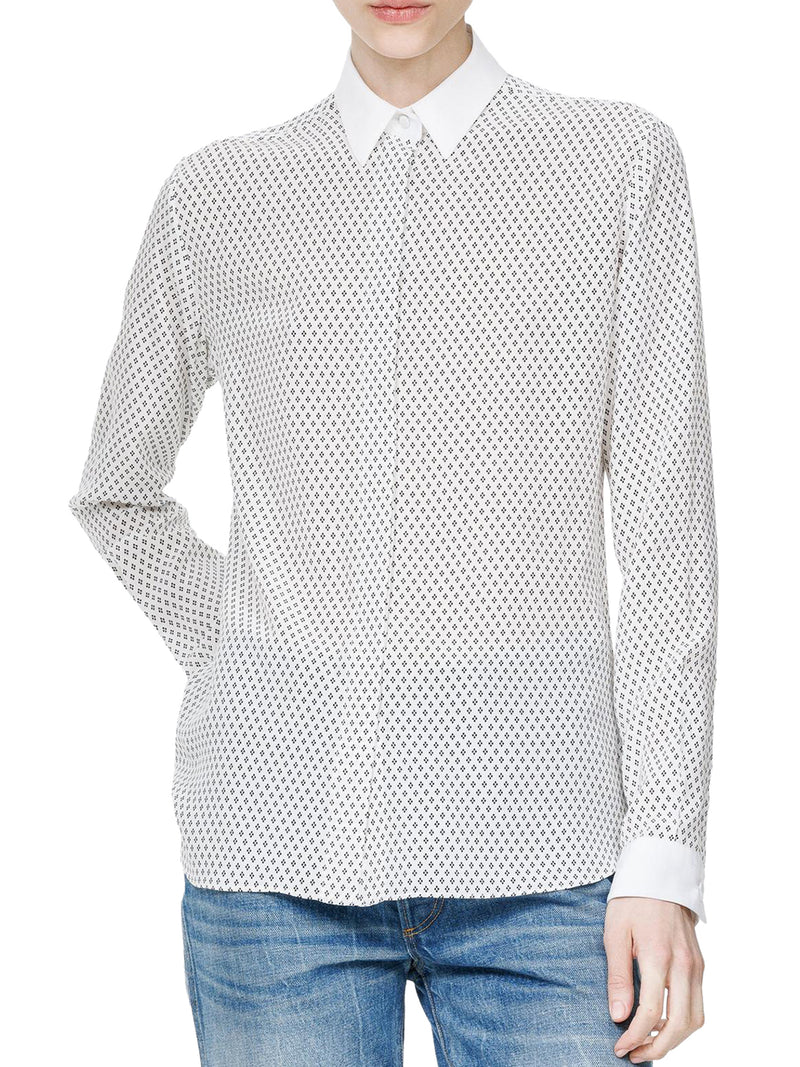 Tom Ford Women Silk Crêpe De Chine Shirt With Diamond Print TOM FORD