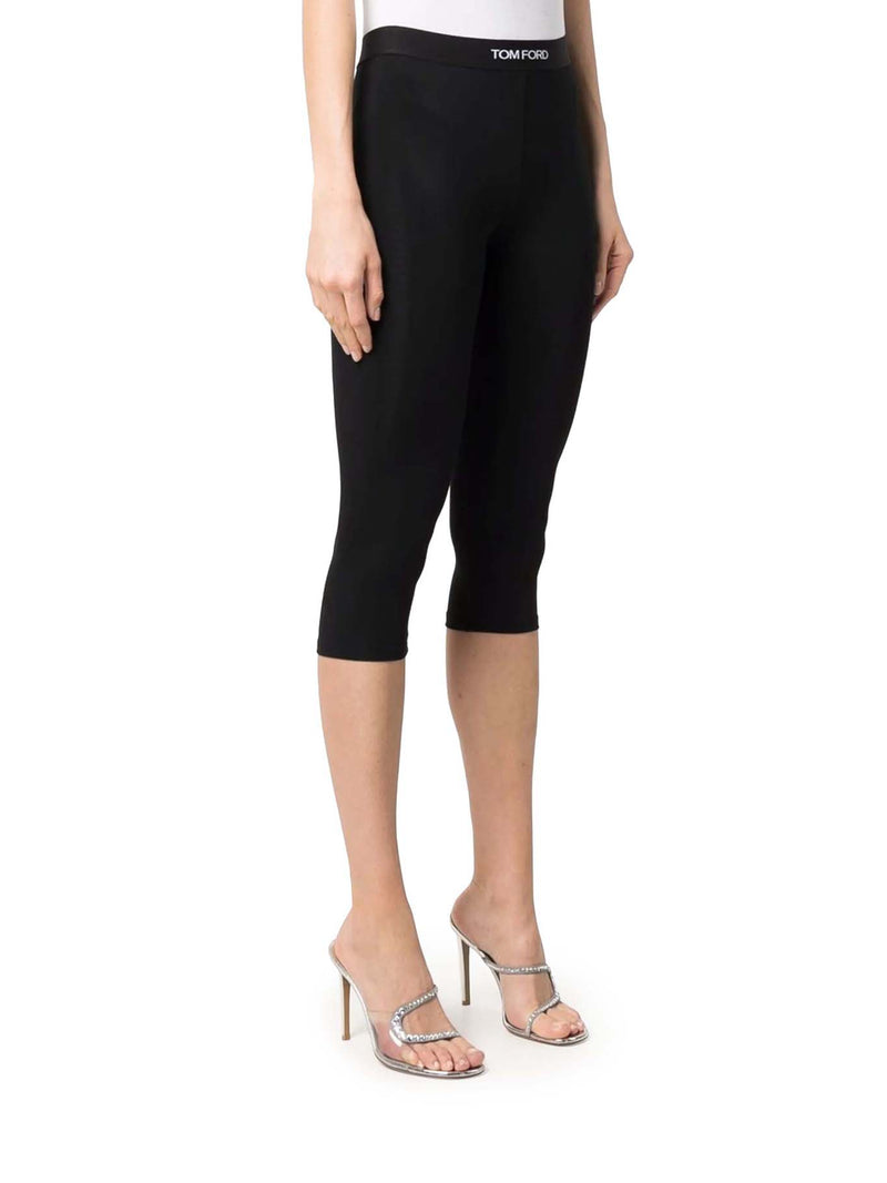 Tom Ford Women Cropped Leggings With Logo TOM FORD