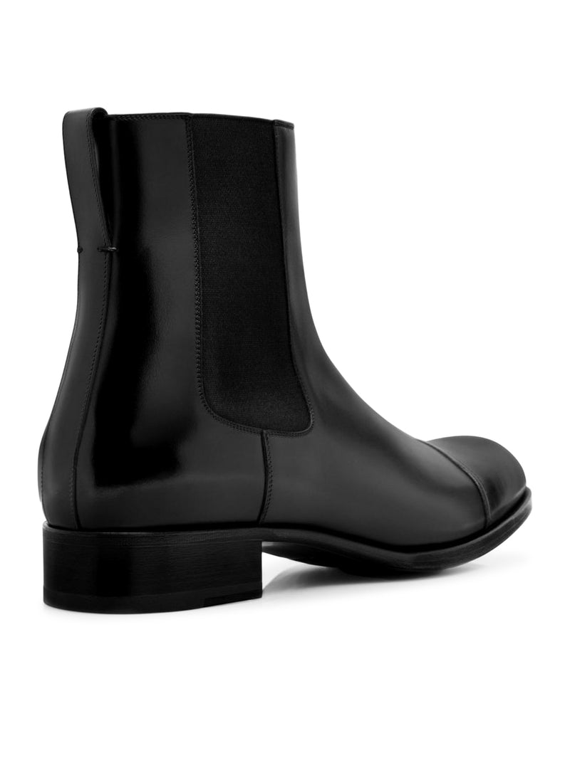 Tom Ford Men Burnished Leather Edgar Chelsea Boot TOM FORD