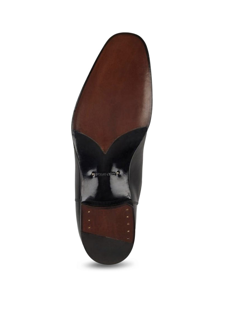 Tom Ford Men Burnished Leather Edgar Chelsea Boot TOM FORD