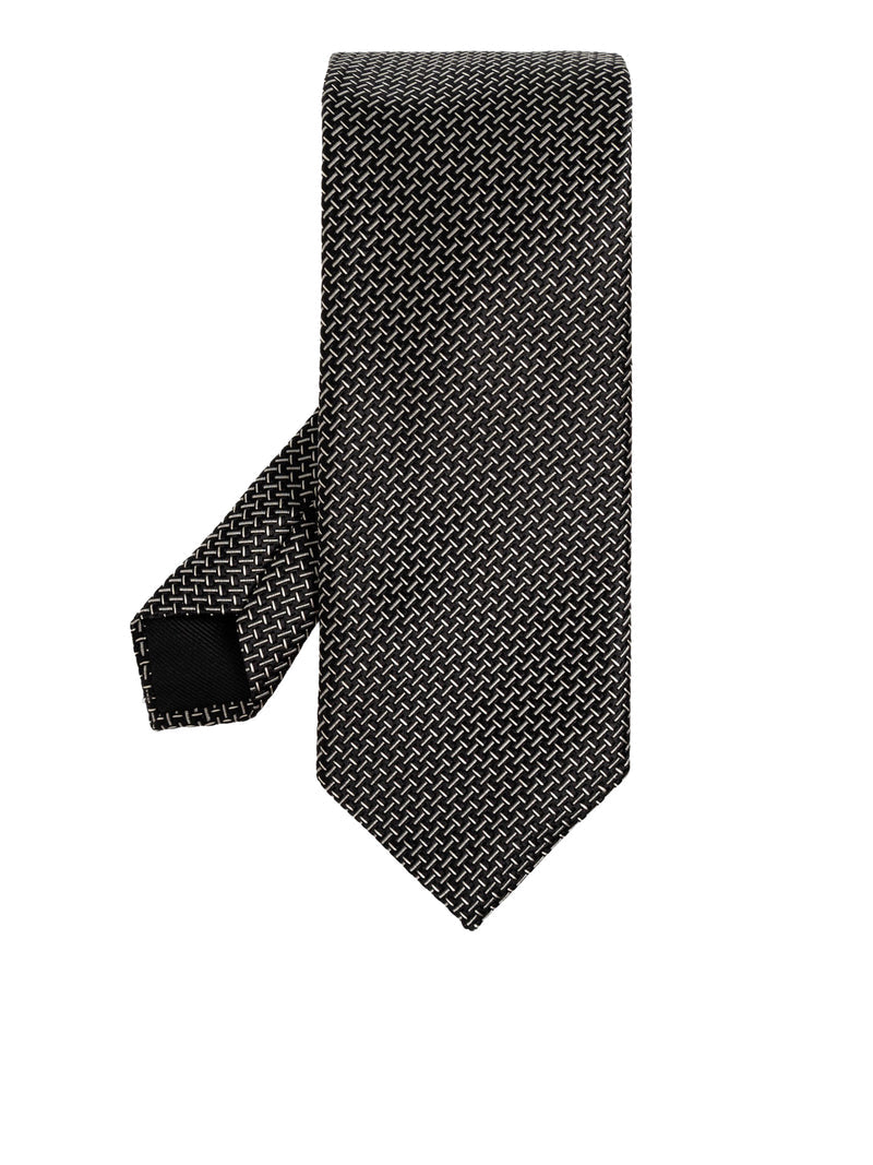 Tom Ford Men Silk Tie With Geometric Pattern TOM FORD