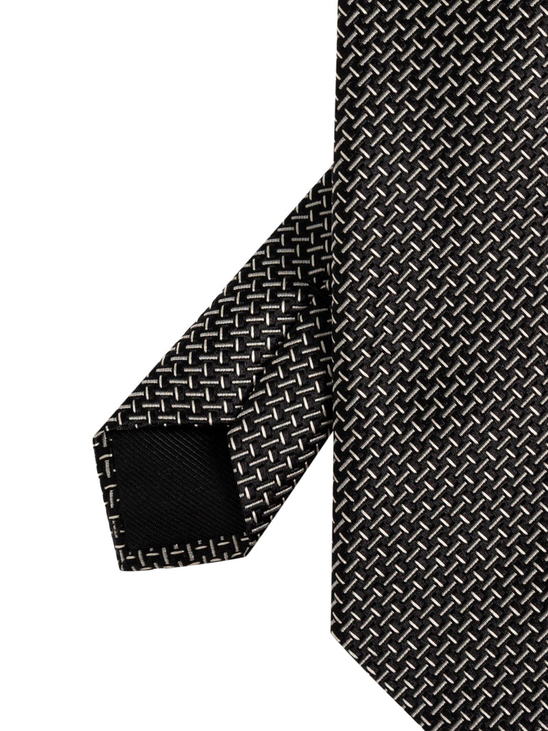 Tom Ford Men Silk Tie With Geometric Pattern TOM FORD