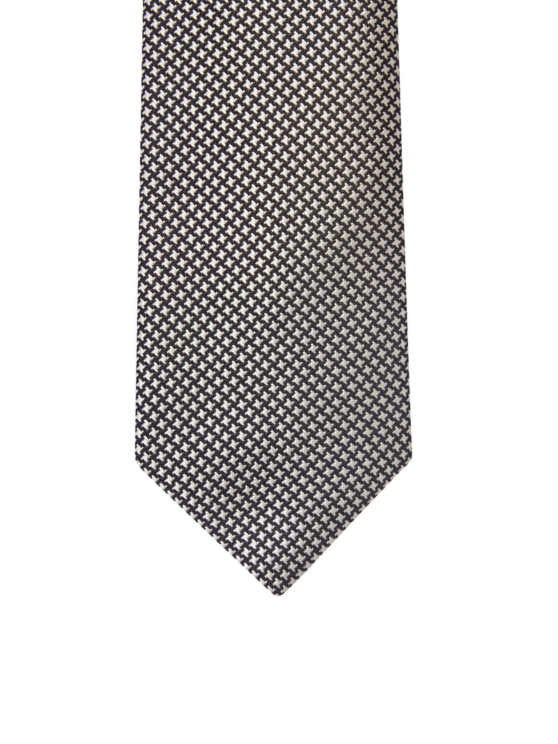 Tom Ford Men Silk Tie With Geometric Pattern TOM FORD