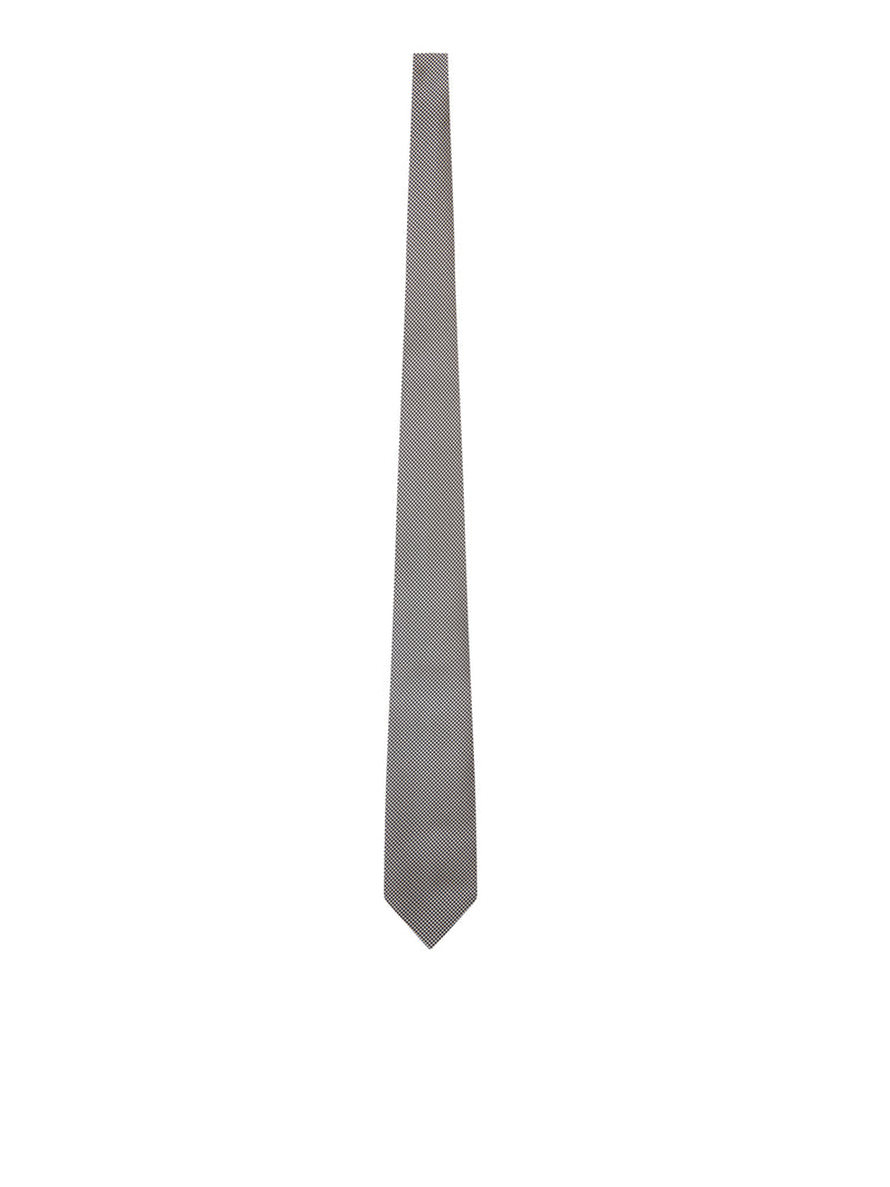 Tom Ford Men Silk Tie With Houndstooth Pattern TOM FORD