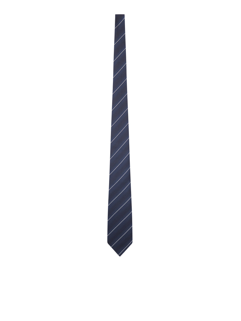 Tom Ford Men Silk Tie With Geometric Pattern