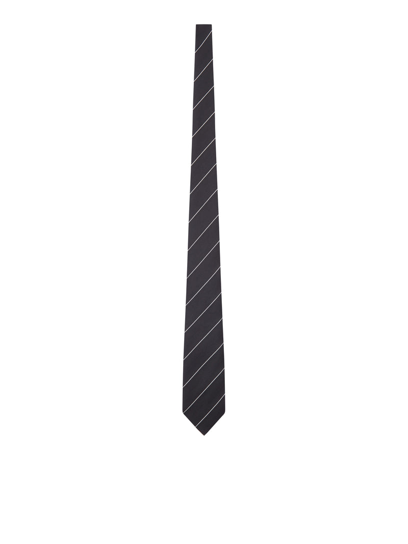 Tom Ford Men Silk Tie With Geometric Pattern