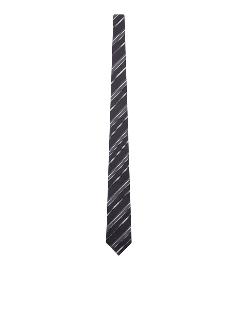 Tom Ford Men Silk Tie With Diagonal Stripes TOM FORD