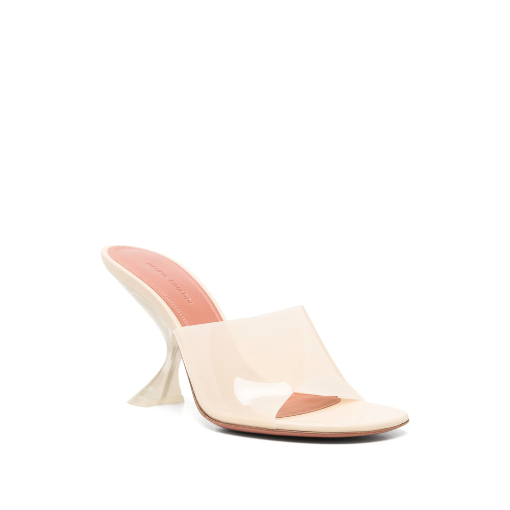 Amina Muaddi Neutrals Shoes Women AMINA MUADDI