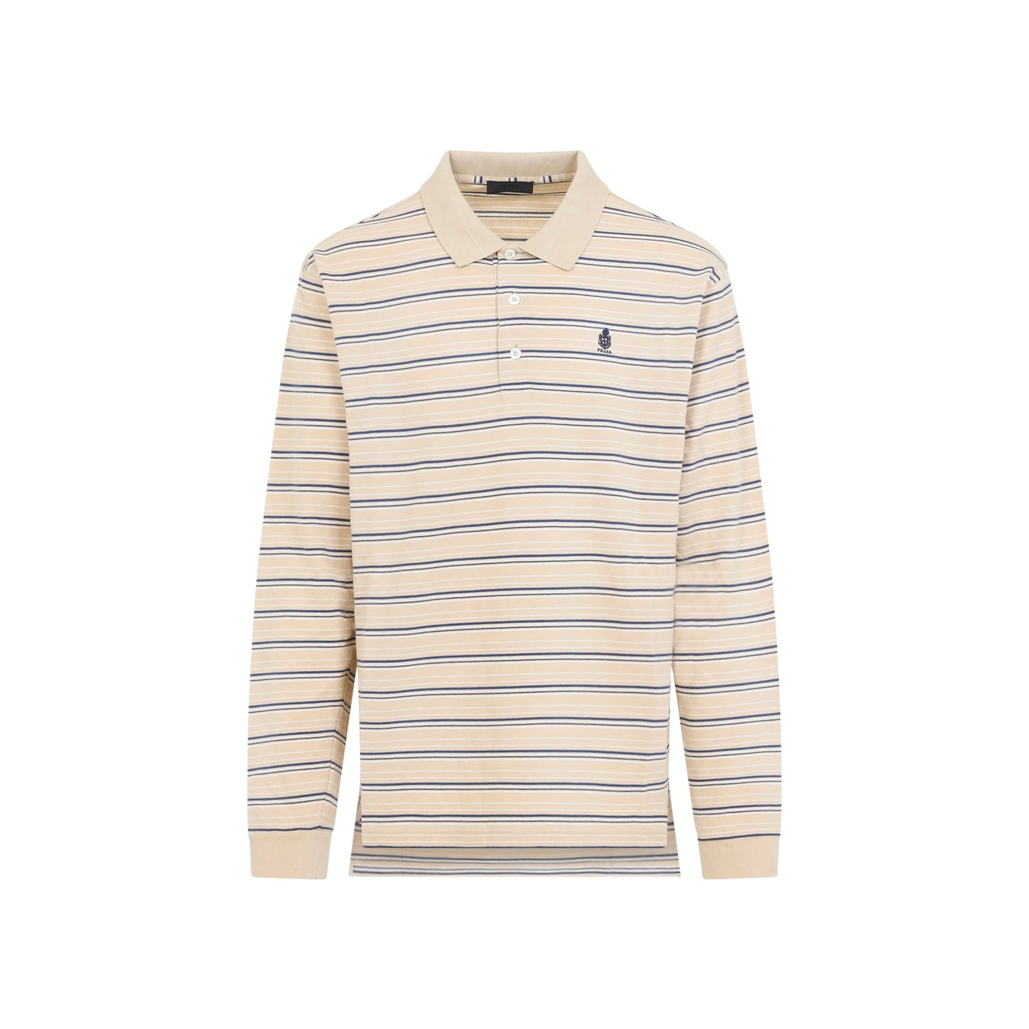 Prada Striped Pique Polo Men PRADA