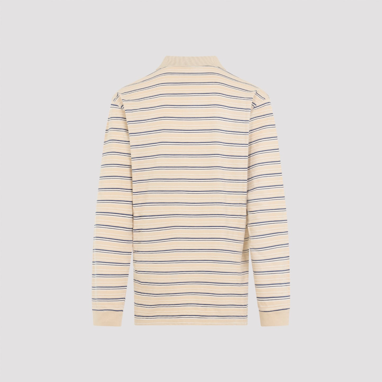 Prada Striped Piqué Polo Men PRADA