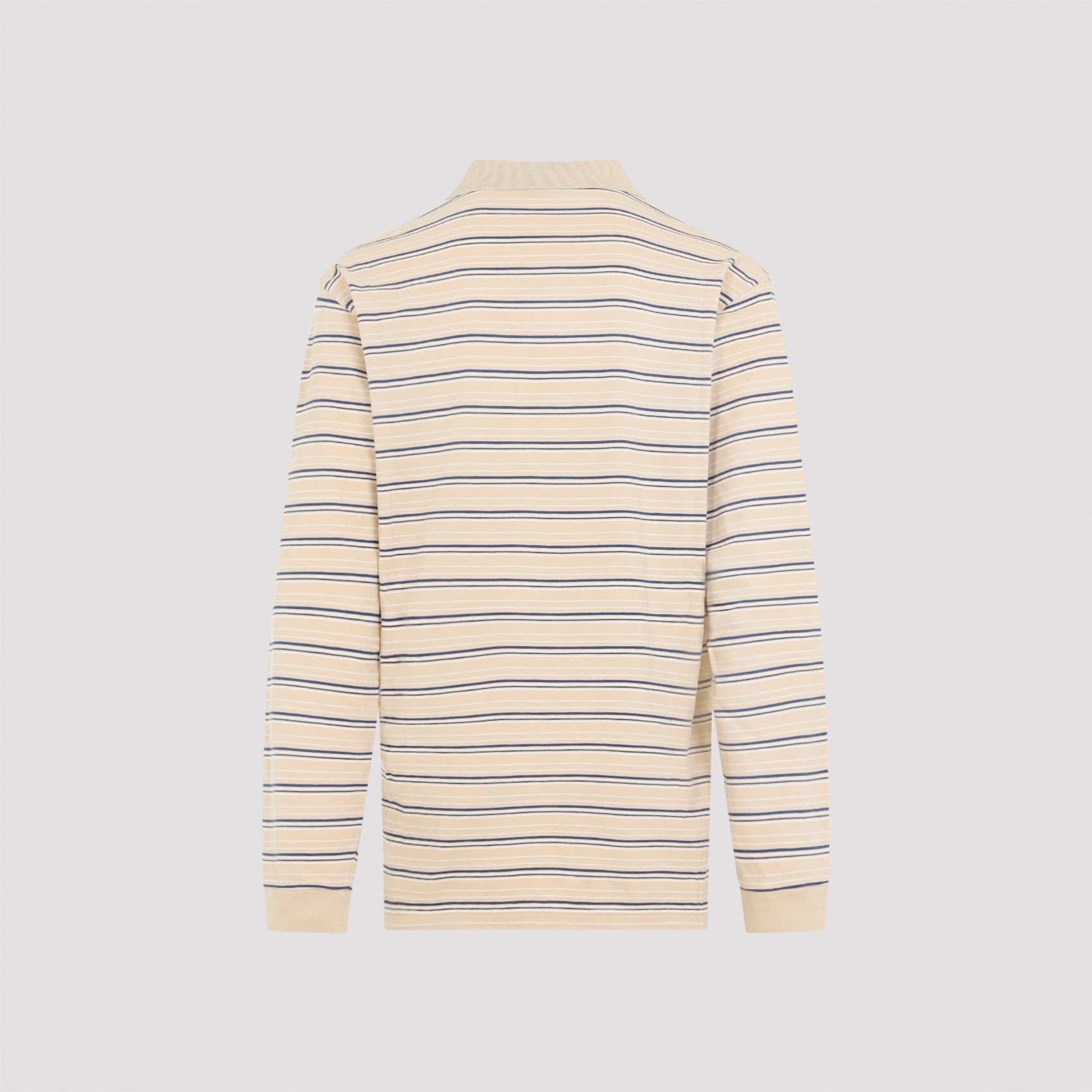 Prada Striped Piqué Polo Men PRADA