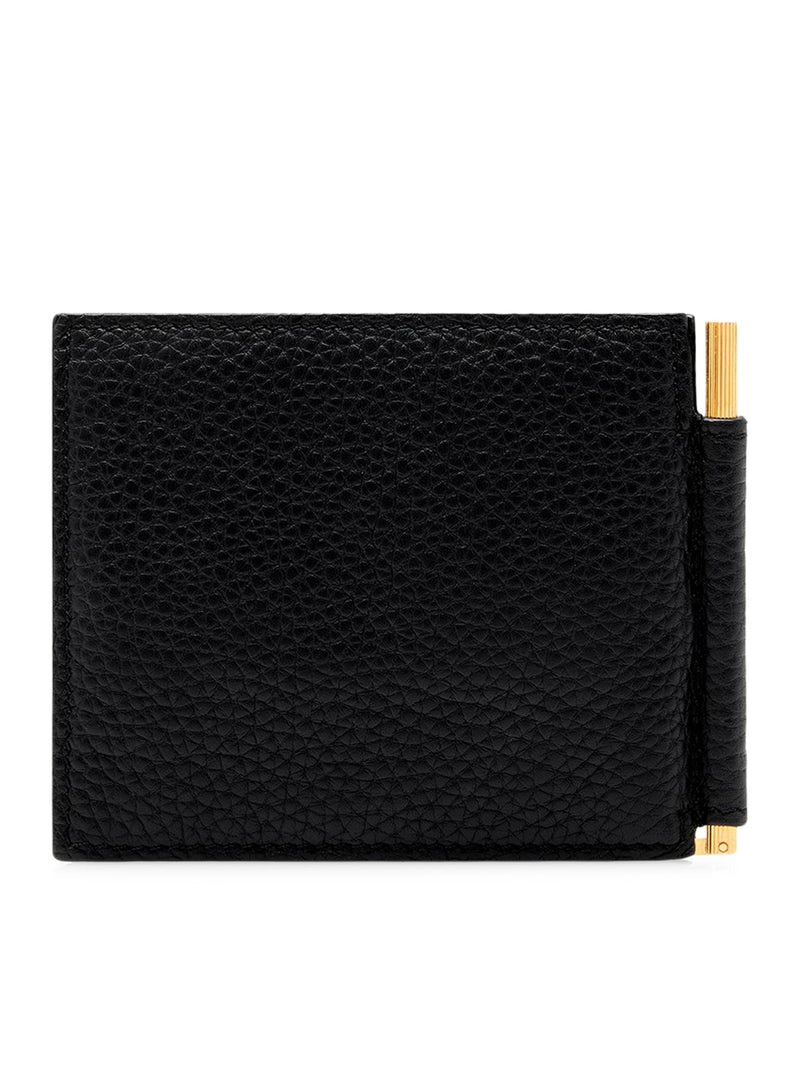 Tom Ford Men Soft Grain Leather Money Clip Wallet TOM FORD
