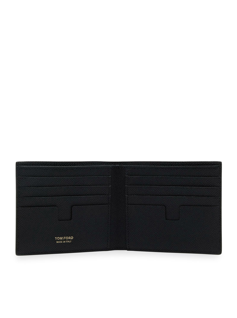 Tom Ford Men T-Line Wallet In Hammered Leather TOM FORD