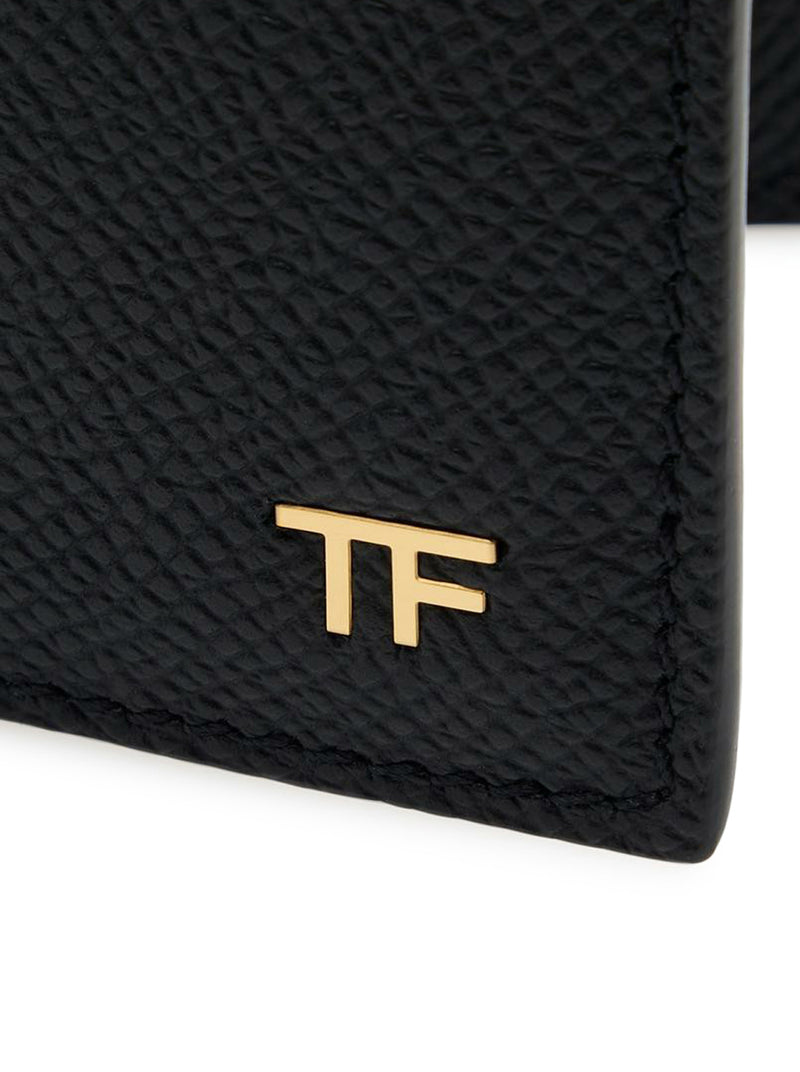 Tom Ford Men T-Line Wallet In Hammered Leather TOM FORD