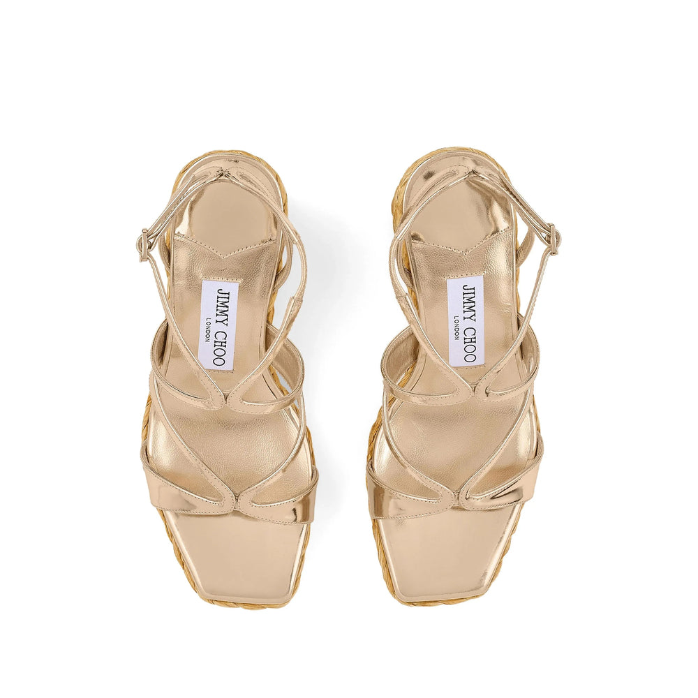 Jimmy Choo Gold Espadrilles Women JIMMY CHOO