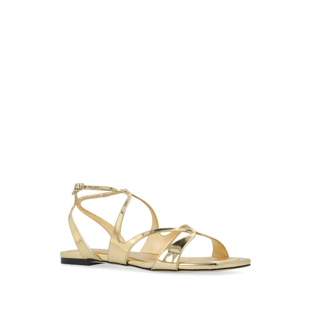 Jimmy Choo Gold Sandals Women JIMMY CHOO