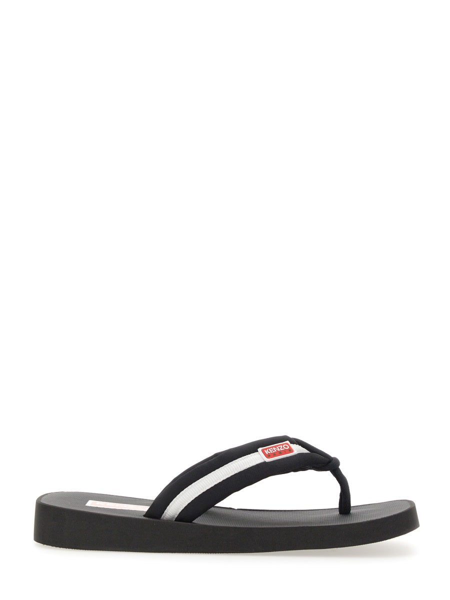 Kenzo Men Slide Sandal With Logo KENZO
