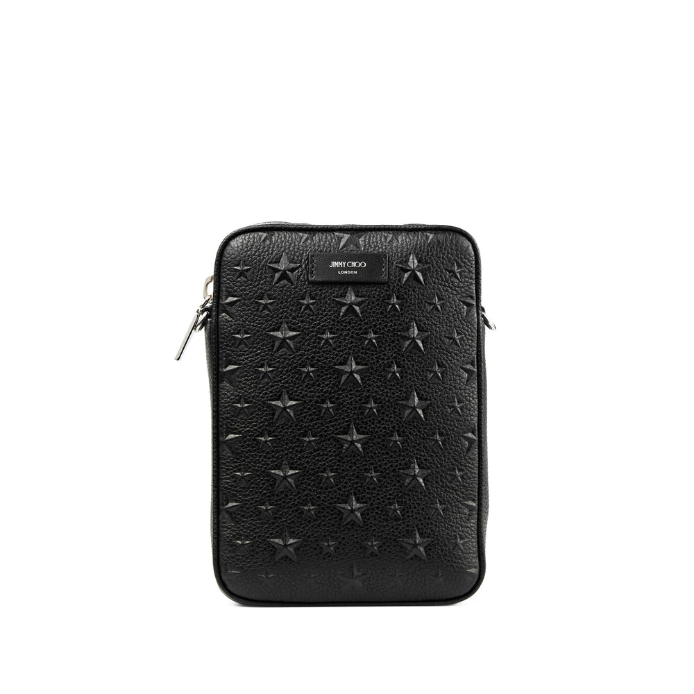 Jimmy Choo Black Messenger Bags Men JIMMY CHOO