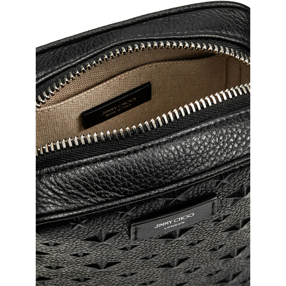 Jimmy Choo Black Messenger Bags Men JIMMY CHOO
