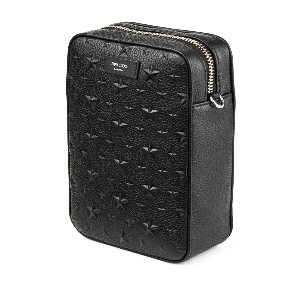 Jimmy Choo Black Messenger Bags Men JIMMY CHOO
