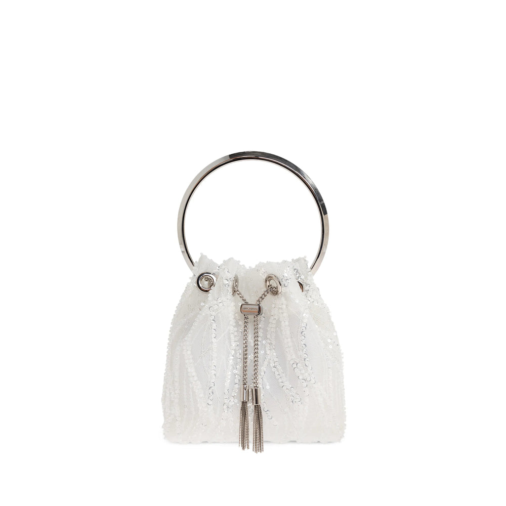 Jimmy Choo White Bucket Bags Women JIMMY CHOO