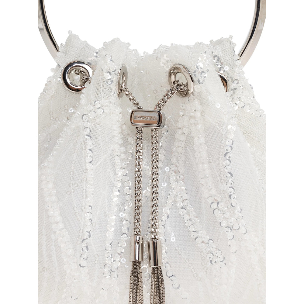 Jimmy Choo White Bucket Bags Women JIMMY CHOO
