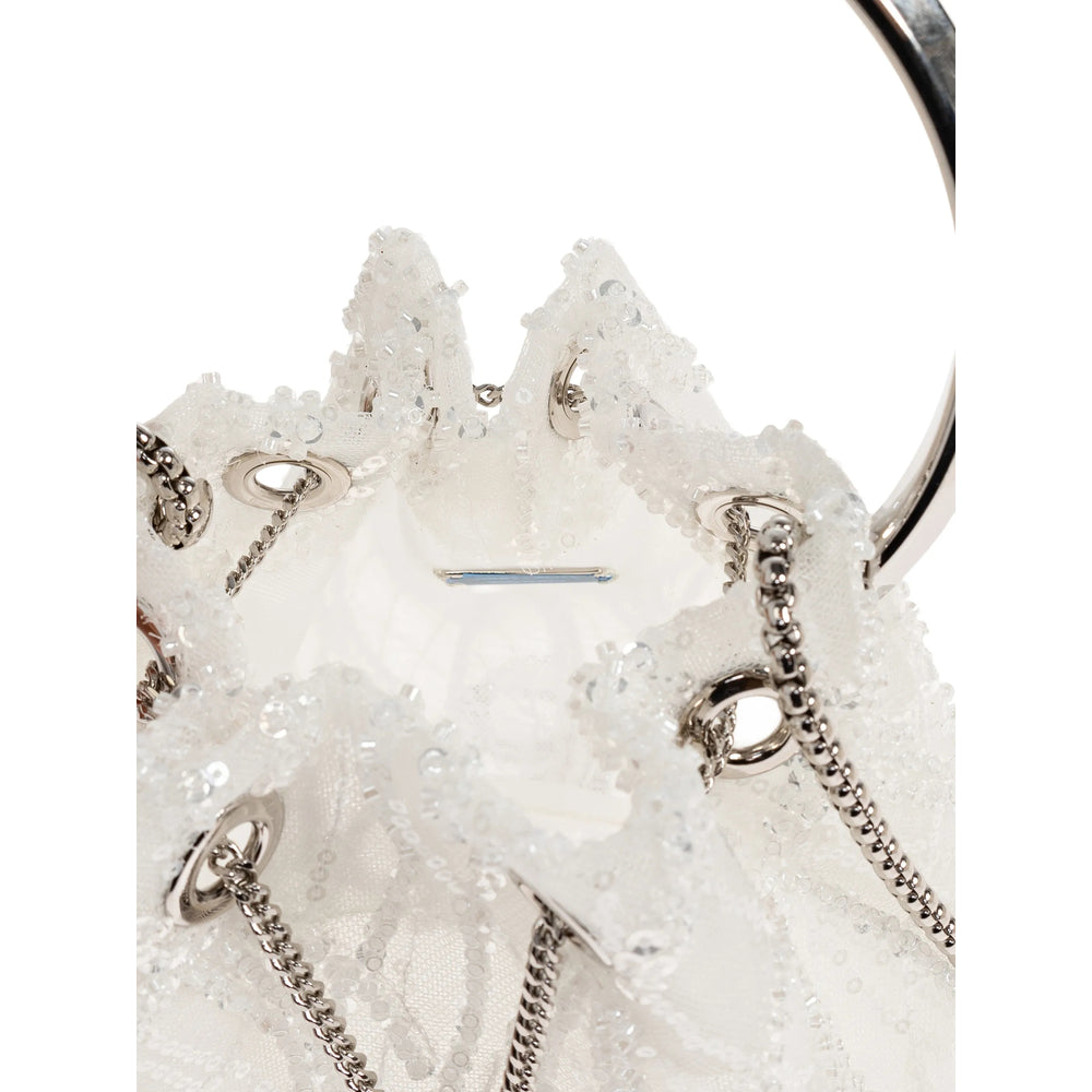 Jimmy Choo White Bucket Bags Women JIMMY CHOO
