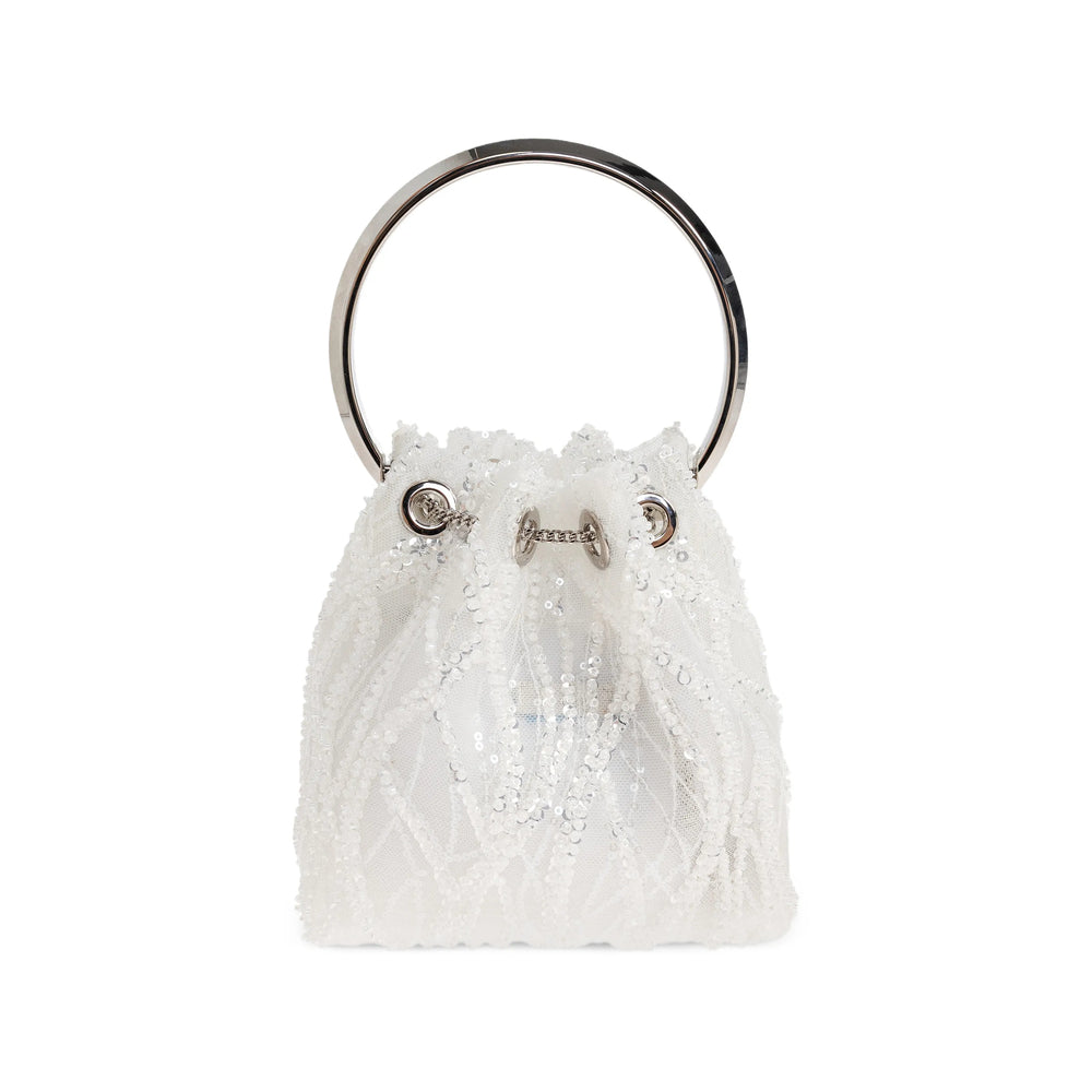 Jimmy Choo White Bucket Bags Women JIMMY CHOO