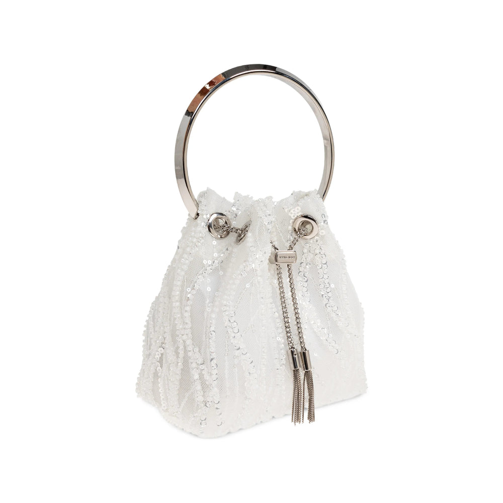 Jimmy Choo White Bucket Bags Women JIMMY CHOO