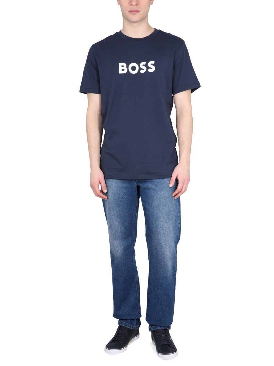 Boss Men T-Shirt Con Stampa Logo BOSS