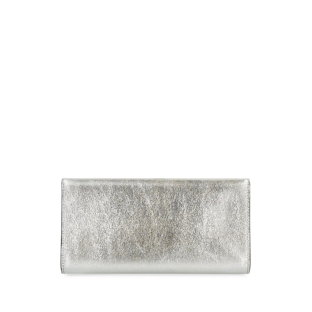 Jimmy Choo Silver Clutch Bags Women JIMMY CHOO