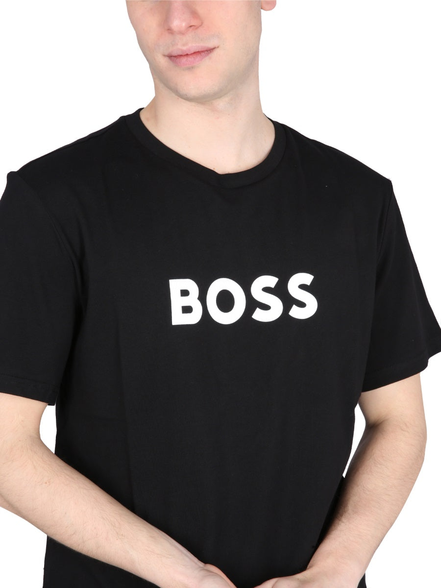 Boss Men T-Shirt Con Stampa Logo BOSS
