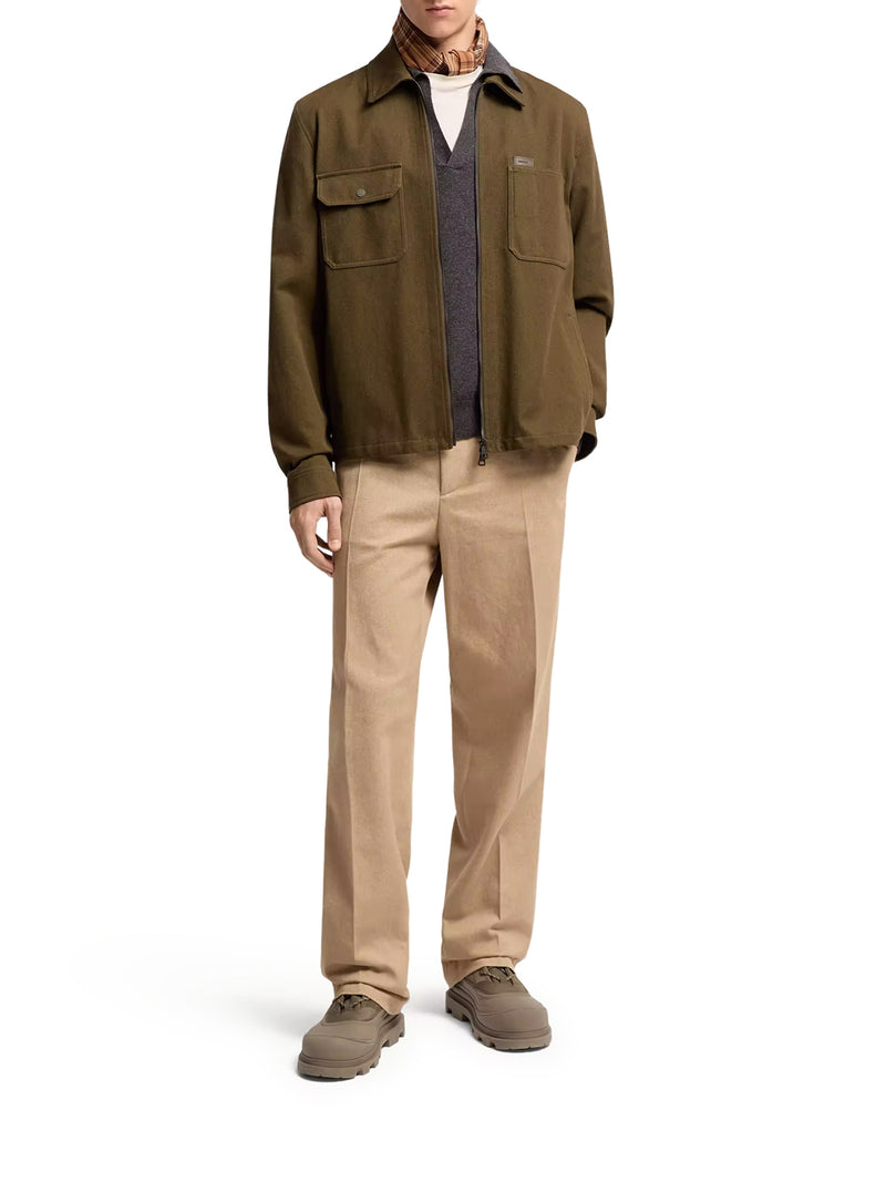 Moncler Men Sartorial Cotton Trousers MONCLER