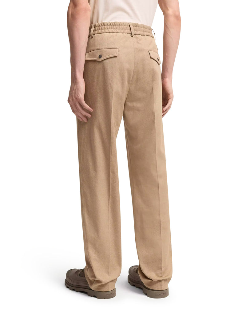 Moncler Men Sartorial Cotton Trousers MONCLER