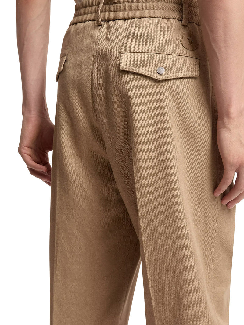 Moncler Men Sartorial Cotton Trousers MONCLER