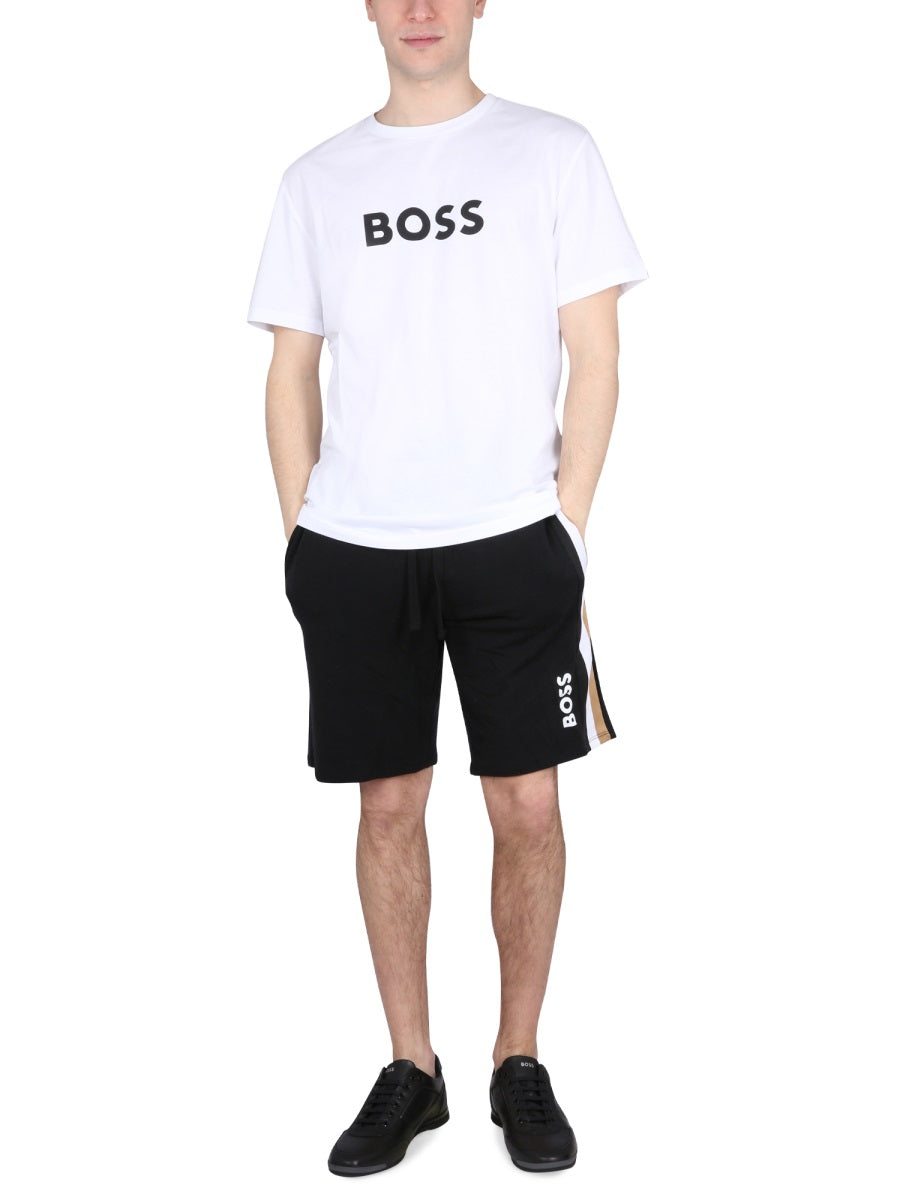 Boss Men T-Shirt Con Stampa Logo BOSS