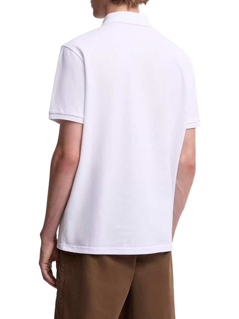 Moncler Men Cotton Piquet Polo Shirt With Logo Patch MONCLER