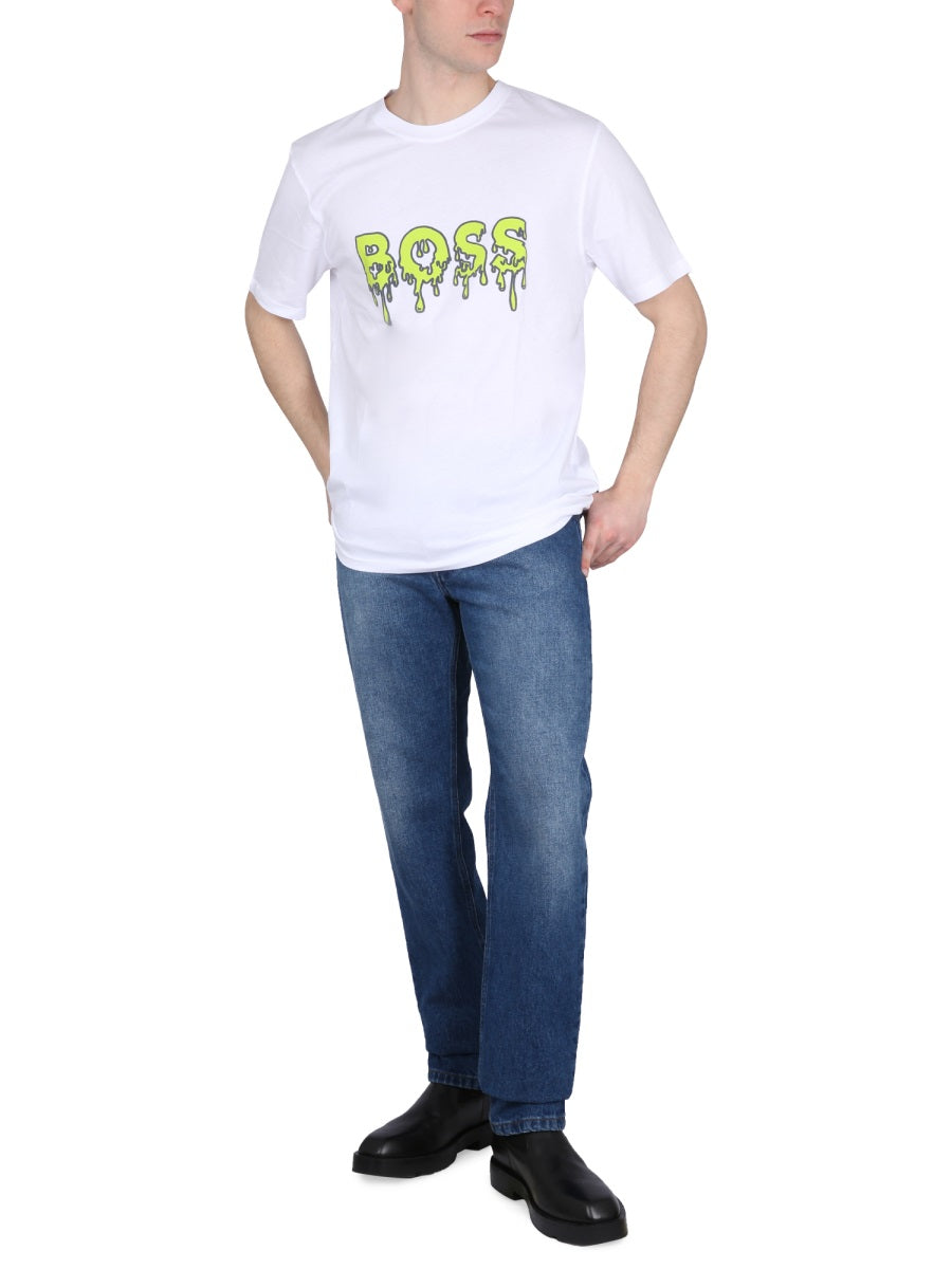 Boss Men Logo Print T-Shirt BOSS