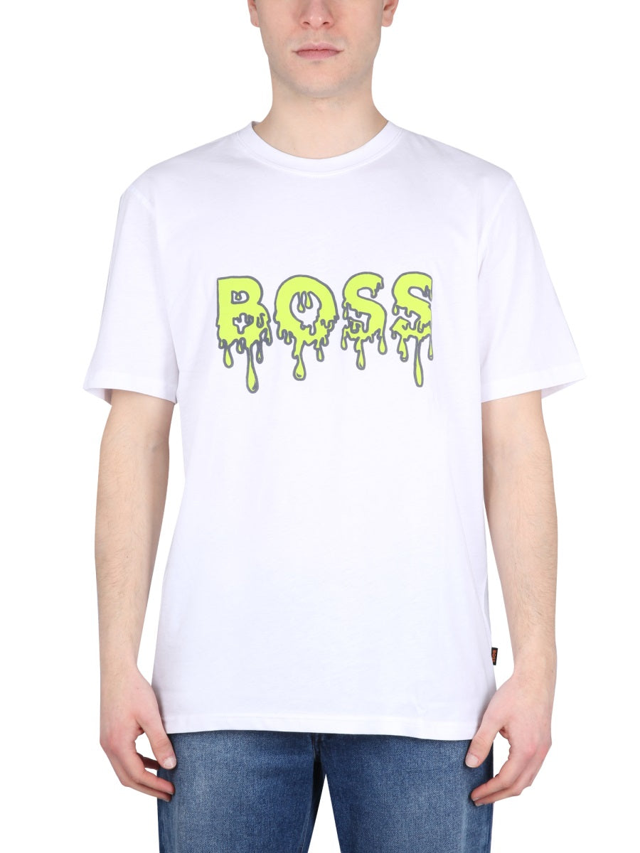 Boss Men Logo Print T-Shirt BOSS