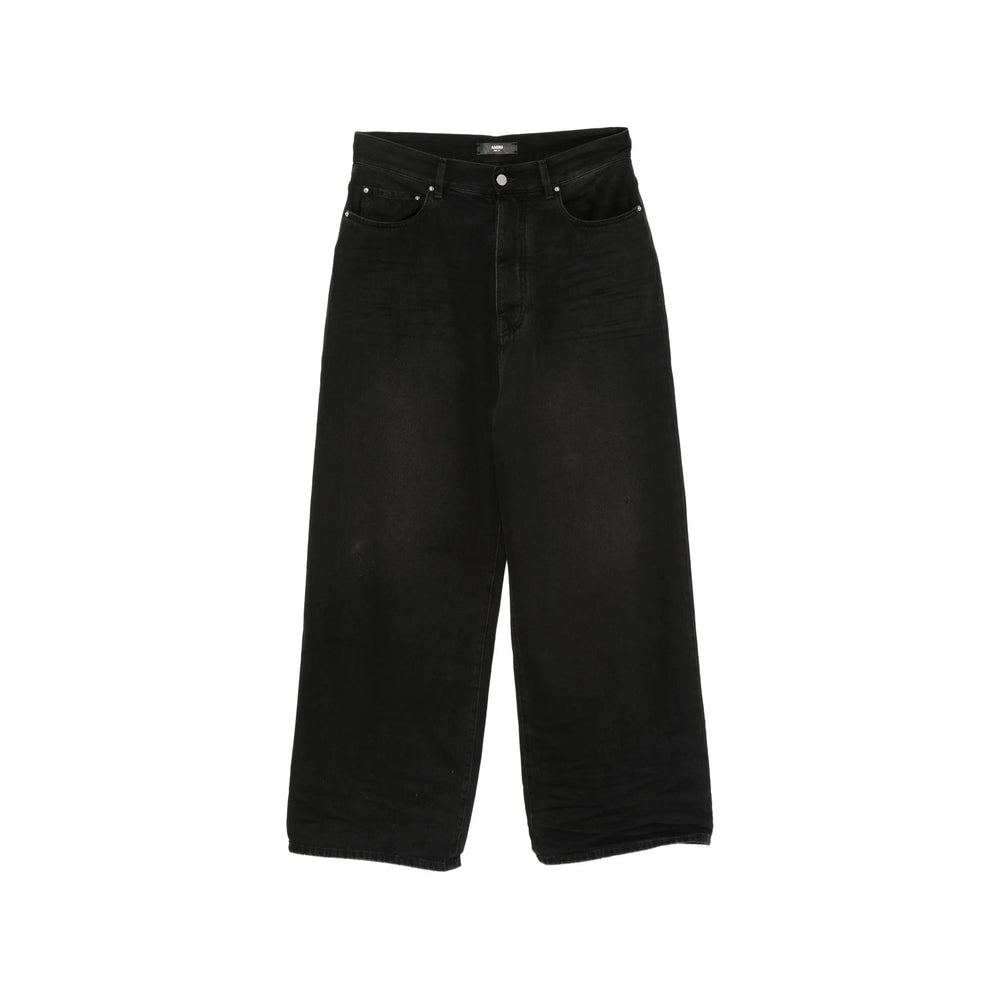 Amiri Black Denim - Wide-Leg Jeans Men AMIRI