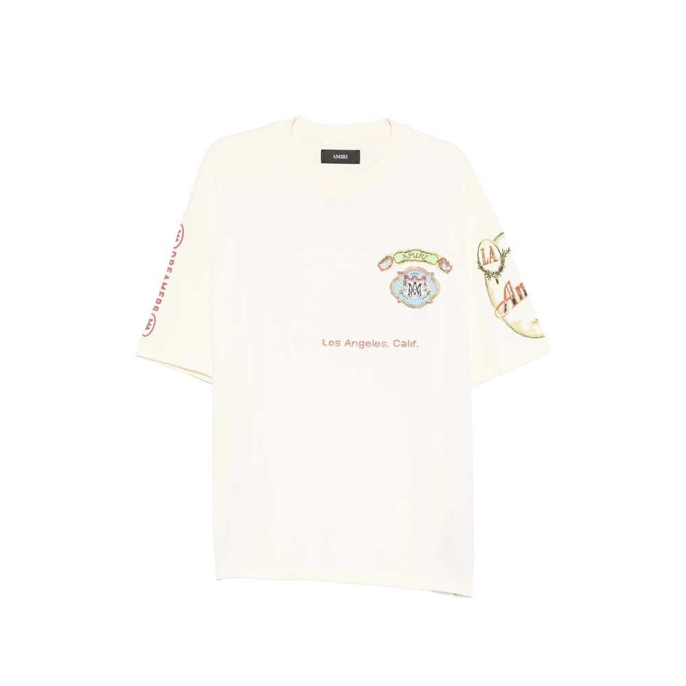 Amiri Neutrals T-Shirts & Vests - T-Shirts Men AMIRI