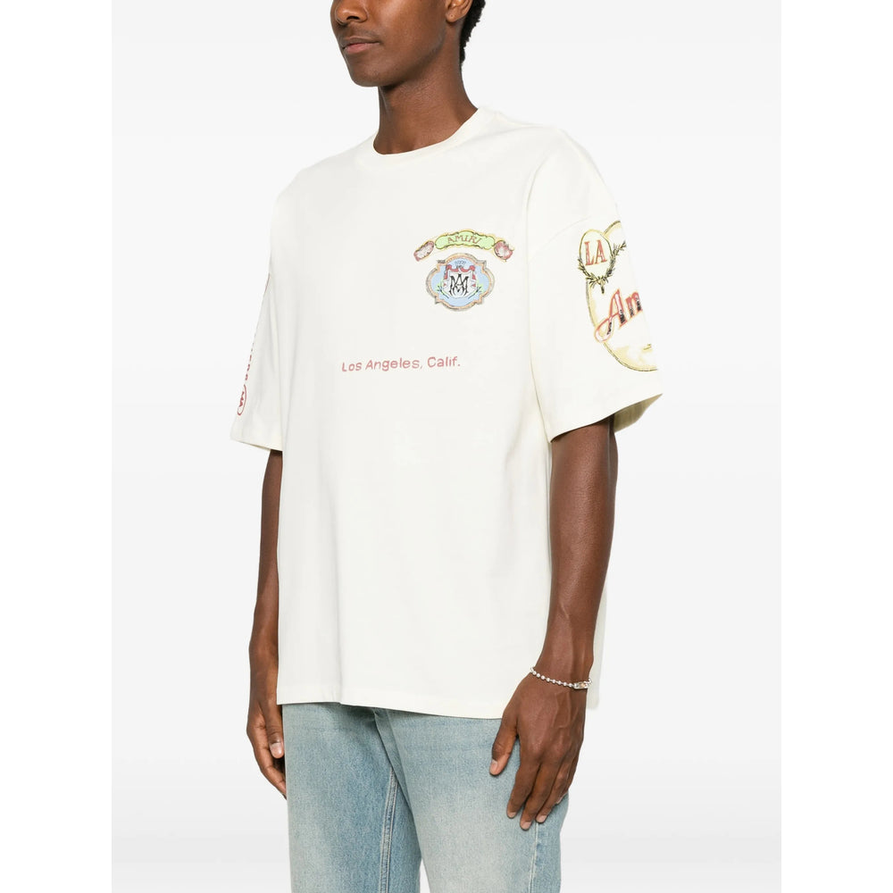 Amiri Neutrals T-Shirts & Vests - T-Shirts Men AMIRI