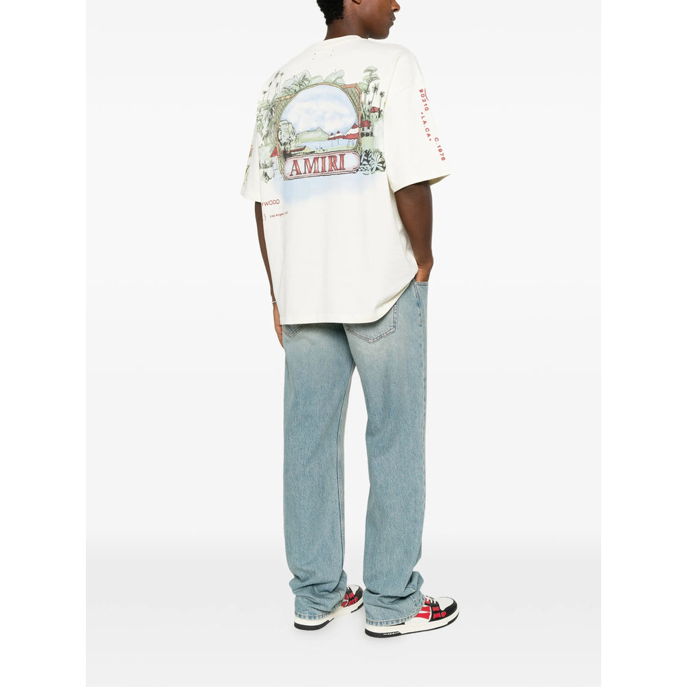 Amiri Neutrals T-Shirts & Vests - T-Shirts Men AMIRI