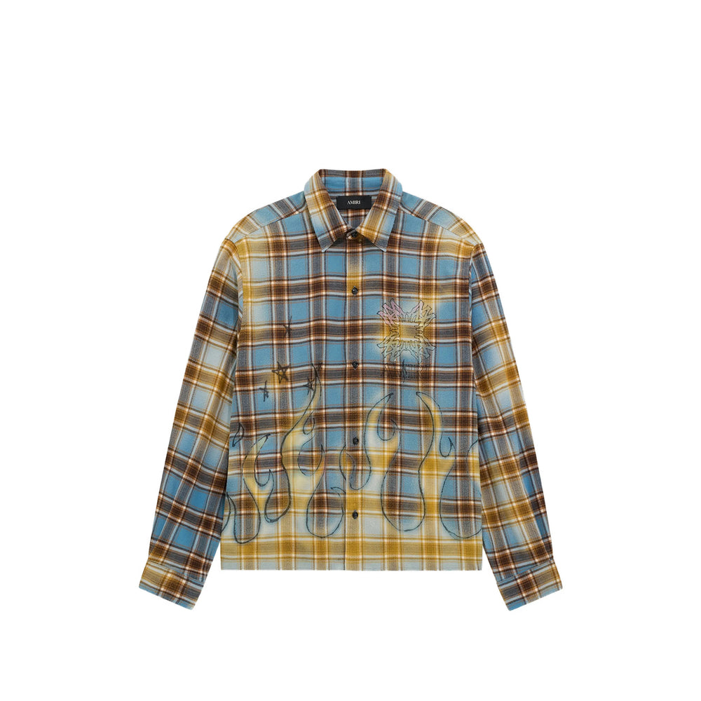 Amiri Blue Shirts Men AMIRI