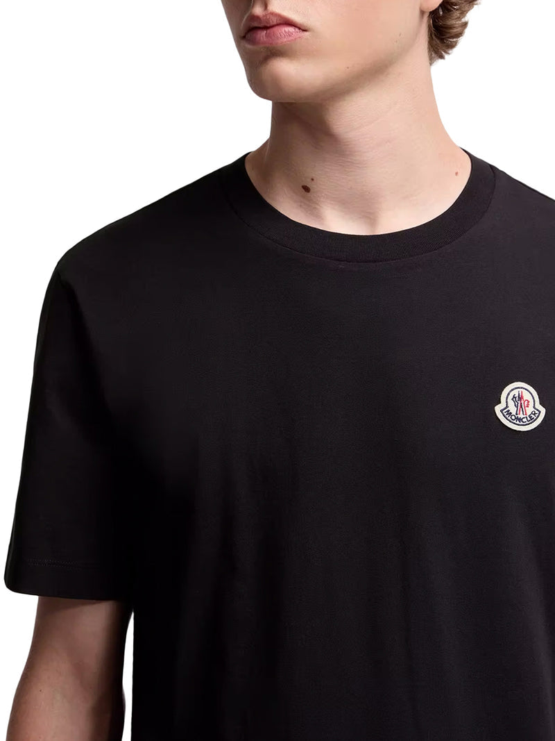 Moncler Men Cotton T-Shirt With Logo Patch (Set Of Three) MONCLER