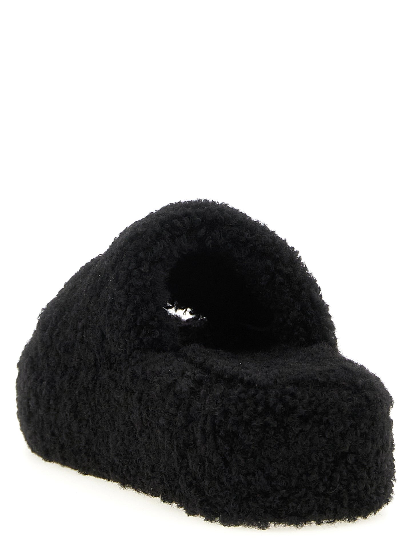 Balenciaga Women 'Furry Platform' Slides BALENCIAGA