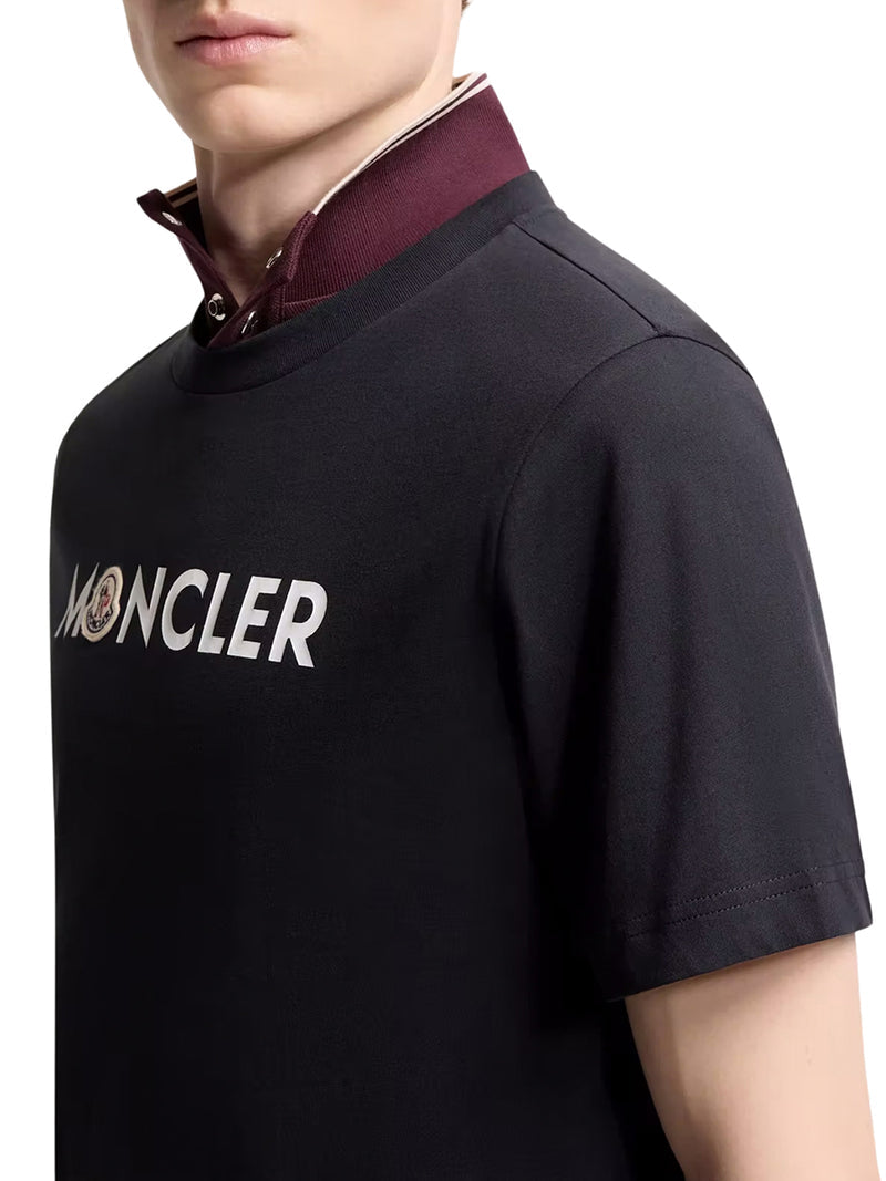 Moncler Men Cotton Logo T-Shirt MONCLER
