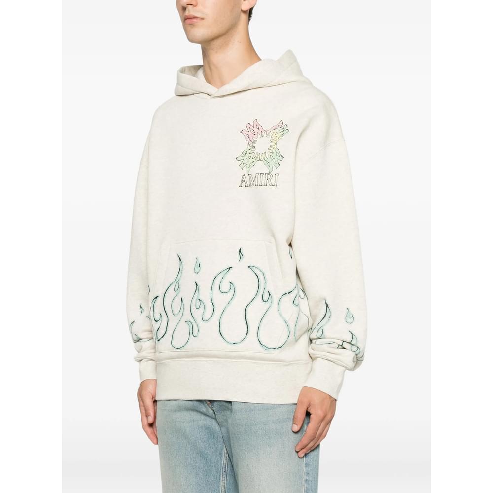 Amiri Neutrals Sweaters & Knitwear - Hoodies Men AMIRI