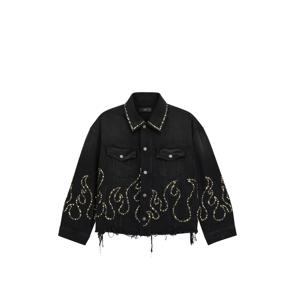 Amiri Black Jackets - Denim Jackets Men AMIRI