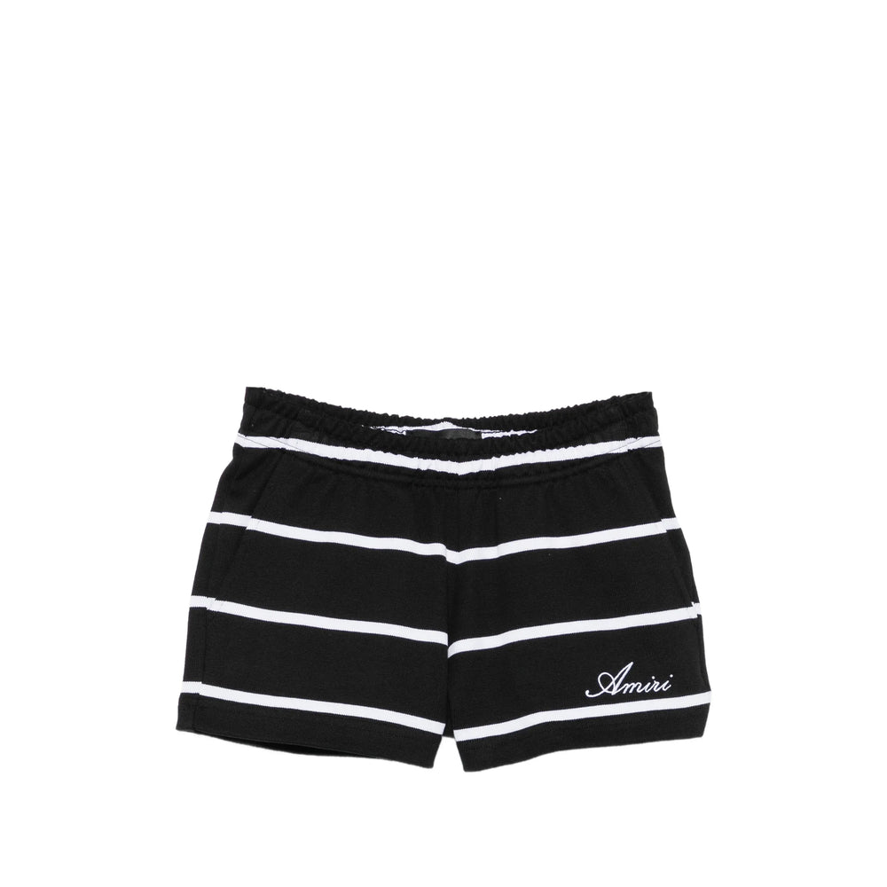 Amiri Black Shorts - Mini Shorts Women AMIRI